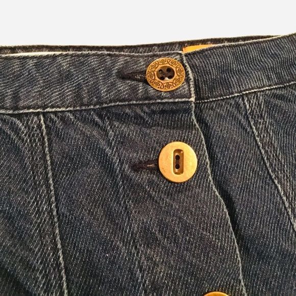 🦚 🦚 ANTHROPOLOGIE | Pilcro Button Down Denim Skirt - Picture 6 of 8
